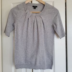 Ann Taylor Grey 3/4 Sleeve Sweater Wrapped…